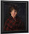 Portrait Of A Woman By Hans Dahl By Hans Dahl