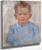 Portrait Of A Young Boy By Emile Albert Gruppe Portrait Of A Young Boy By Emile Albert Gruppe