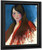 Portrait Of A Young Woman With Long Hair By Louis Anquetin