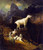 Rocky Mountain Goats By Albert Bierstadt By Albert Bierstadt