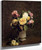 Roses In A White Porcelin Vase By Henri Fantin Latour By Henri Fantin Latour