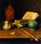 Still Life With Brushes And Pottery By William Merritt Chase By William Merritt Chase