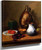 Still Life With Fruit And Pottery By William Merritt Chase By William Merritt Chase