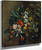 Study Of Flowers In A Glass Vase By John Constable By John Constable