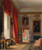 The Carved Room, Petworth House, Sussex By Charles Robert Leslie