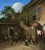 The Cottage Dooryard By Adriaen Van Ostade By Adriaen Van Ostade