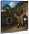 The Cottage Dooryard By Adriaen Van Ostade By Adriaen Van Ostade