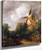 The Old Mill In Suffolk By John Constable By John Constable