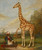 Two Giraffes With A Seated Indian Attendant In A Savannah Landscape By Jacques Laurent Agasse By Jacques Laurent Agasse