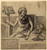 Two Old Men Seated, One Reading At A Lectern By Jacopo Barbari By Jacopo Barbari