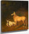Two White Antelopes By Jacques Laurent Agasse By Jacques Laurent Agasse