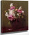 White Peonies And Roses, Narcissus By Henri Fantin Latour By Henri Fantin Latour