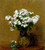 White Phlox In A Vase By Henri Fantin Latour By Henri Fantin Latour
