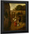 Woman And Child In A Courtyard By Pieter De Hooch