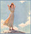 Woman On The Top Of A Mountain By Charles Courtney Curran By Charles Courtney Curran