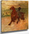 Woman Rider And Dog By Henri De Toulouse Lautrec