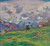 Farmers In The Fields Near Maloja By Giovanni Giacometti