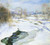 Icebound Brook By Willard Leroy Metcalf