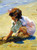 Child At The Beach By Mathias J. Alten By Mathias J. Alten
