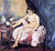 Nude Seated On A Bed1 By Suzanne Valadon