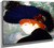 Red Haired Woman With A Blue Hat By Louis Anquetin