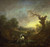 Sunset Carthorses Drinking At A Stream By Thomas Gainsborough By Thomas Gainsborough