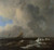 Vessels In A Fresh Breeze By Jacob Van Ruisdael
