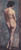 Standing Female Nude, Back View By Paula Modersohn Becker