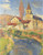 Church By The River 1 By Henri Martin