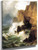 Cliffs In A Storm By Edward Moran