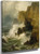Cliffs In A Storm by Edward Moran