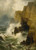Cliffs In A Storm by Edward Moran