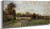 The Garden Wall By Charles Francois Daubigny By Charles Francois Daubigny