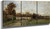 The Garden Wall By Charles Francois Daubigny By Charles Francois Daubigny