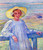 Young Girl In A Straw Hat Theo Van Rysselberghe