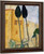 Cypress Trees And Houses, Midday Landscape By Amedeo Modigliani
