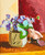 Floral Still Life Iv By Isaac Grunewald Floral Still Life Iv By Isaac Grunewald