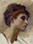 Head Study Of A Young Girl In Profile By Sir Edward John Poynter