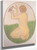 Kneeling Woman With Bird By Paula Modersohn Becker