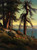 Lake Tahoe (Also Known As A Man With An Oar Sitting On A Bluff) By Thomas Hill