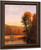 Deer In An Autumn Landscape By Thomas Worthington Whittredge Oil on Canvas Reproduction