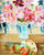 Still Life With Garden Cosmos By Isaac Grunewald Still Life With Garden Cosmos By Isaac Grunewald