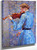 The Violinist By Theo Van Rysselberghe