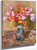 Tulipes And Nasturtiums By Theo Van Rysselberghe