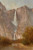 Yosemite Falls With Figure By Thomas Hill