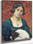 Young Lady With A Dog By Theo Van Rysselberghe