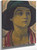 Young Woman With Hat By Koloman Moser