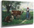 A Milkmaid With Her Cows At Pasture By Julien Dupre A Milkmaid With Her Cows At Pasture By Julien Dupre