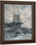 Een Molen In De Winter By Jacob Henricus Maris