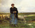 A Shepherdess With Her Flock By Julien Dupre